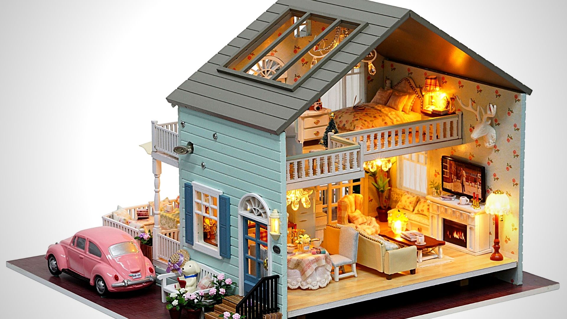KIT de maison miniature Premium de gamme - Construisez une maison avec des  Meubles 