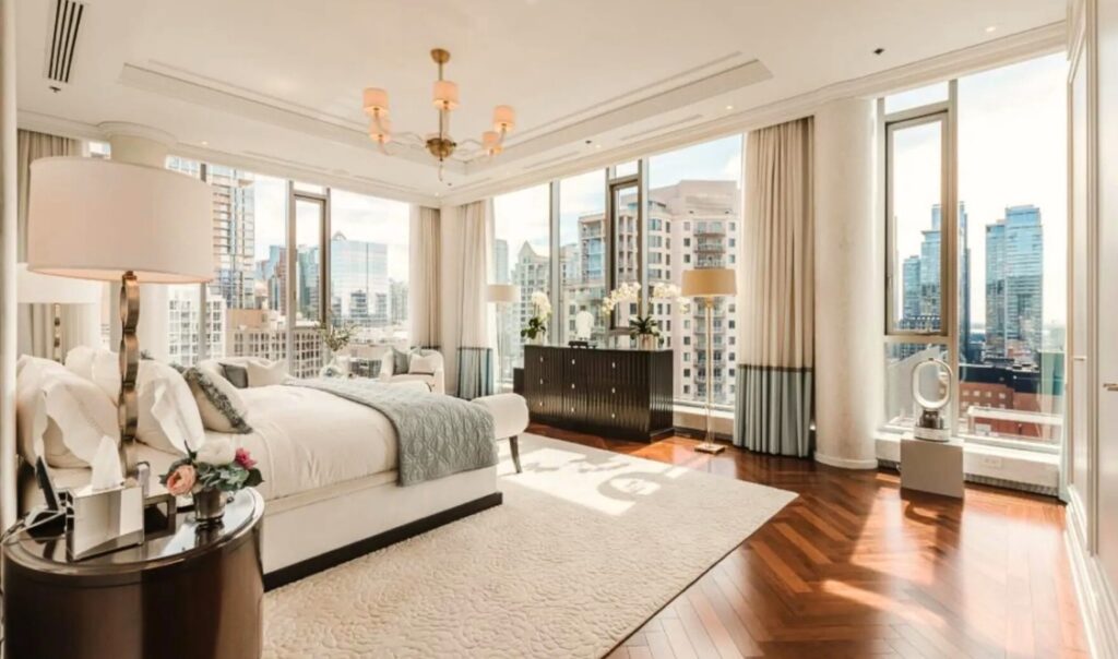 Chambre du penthouse 1400 du Ritz-Carlton